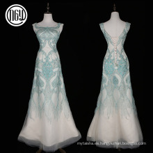 Los vestidos de noche elegantes alibaba largos de alta gama del trabajo hecho a mano de las mujeres